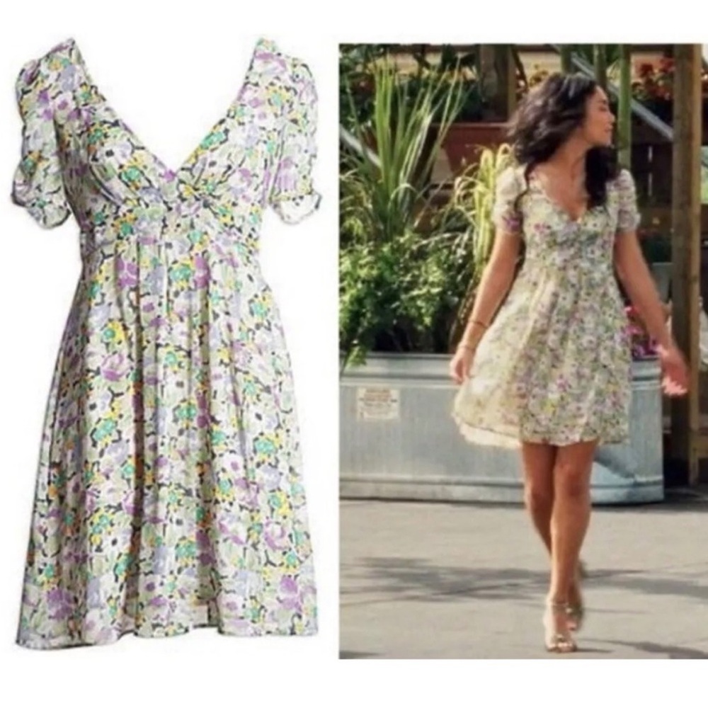 ASO Gabriella Montez HSM Senior Year Extremely Rare American Eagle Floral Dress - Picture 8 of 9